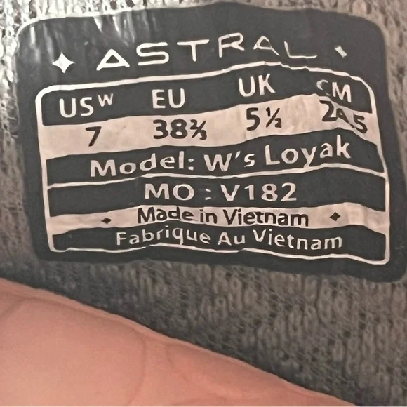 ASTRAL Loyak Minimalist Water Shoes Sneakers Women’s Size 7 - Picture 10 of 11